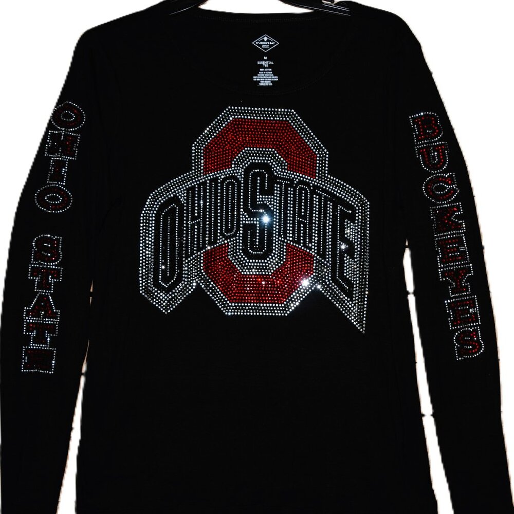 Ohio State  Long Sleeve  Shirt Ohio State  Buckeyes on Sleeve XS S M L XL XXL …